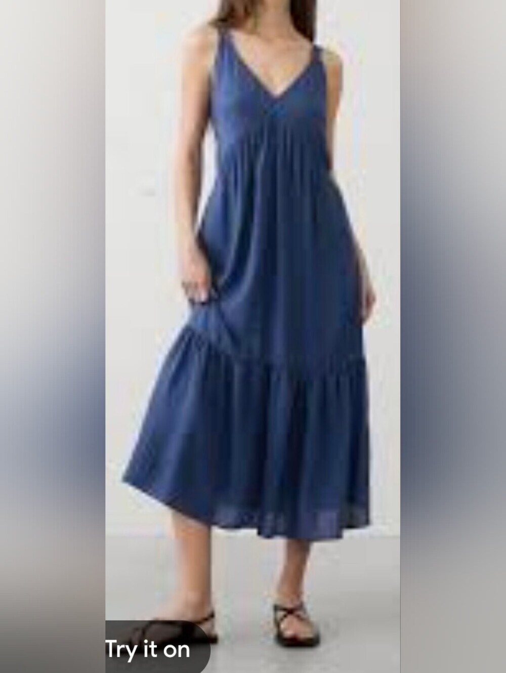 Womens Banana Republic Empire Tiered Midi Dress Size Small NWT